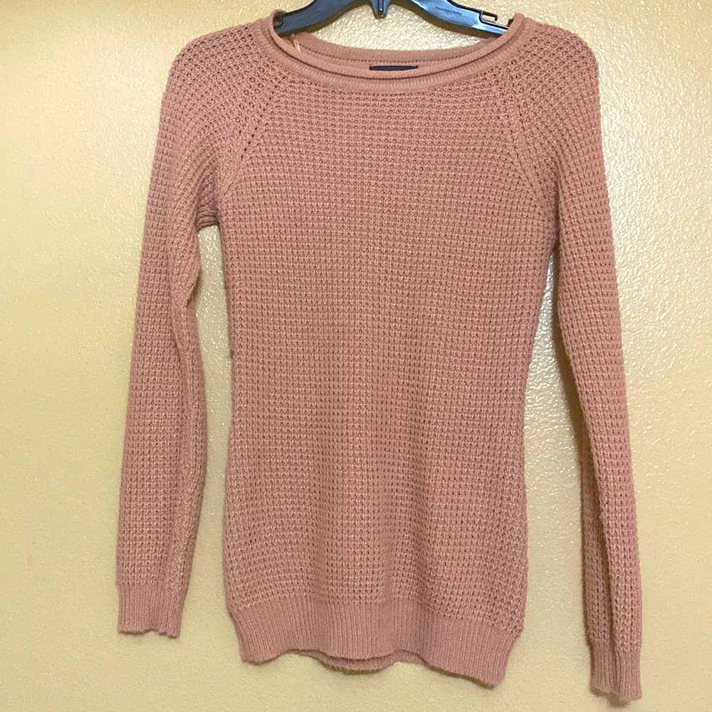Crew neck knitted sweater